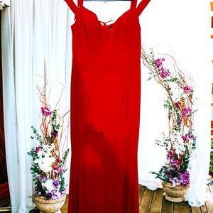Red Evening Gown